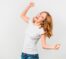 Woman Cheering Tips and